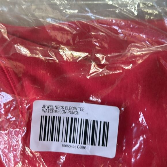 Chico’s Jewel Neck Elbow Tee size 1 in Watermelon Punch NWT in packaging - Picture 4 of 4